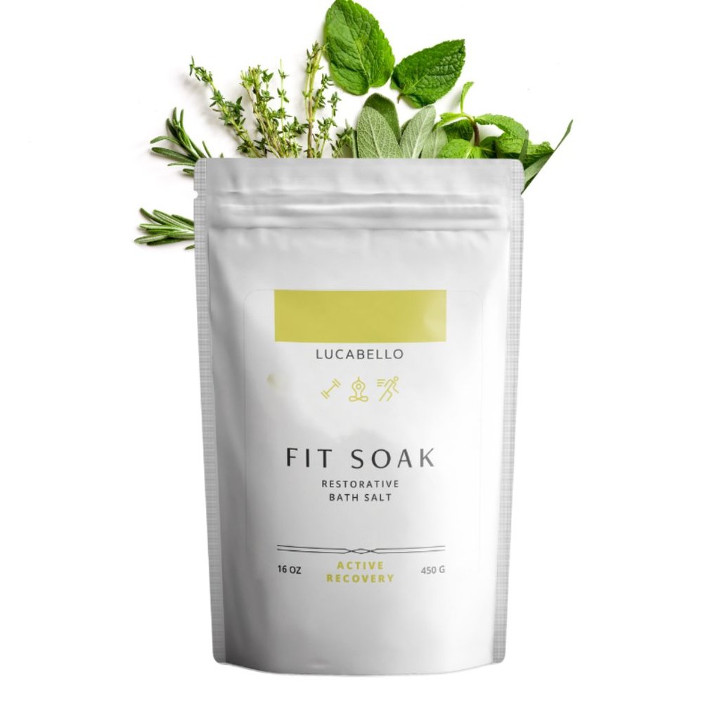 Lucabello Fit Soak Restorative Bath Salt Soothing Muscle Recovery